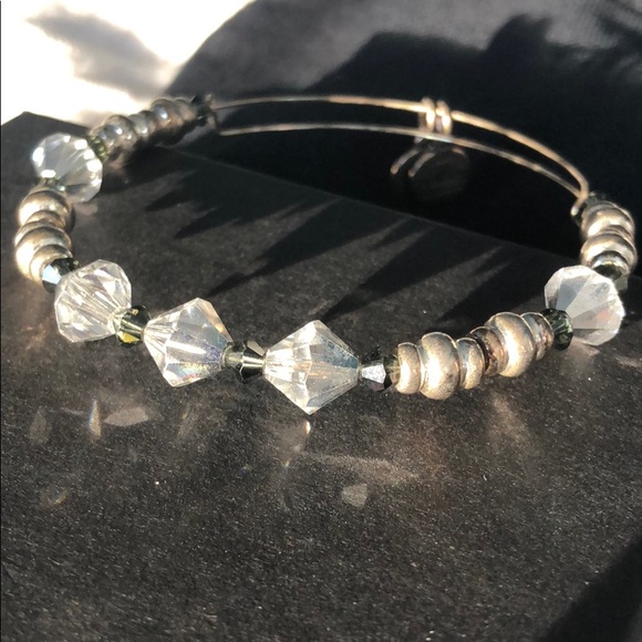 Alex And Ani - Swarovski Crystal Bangle - Picture 2 of 4